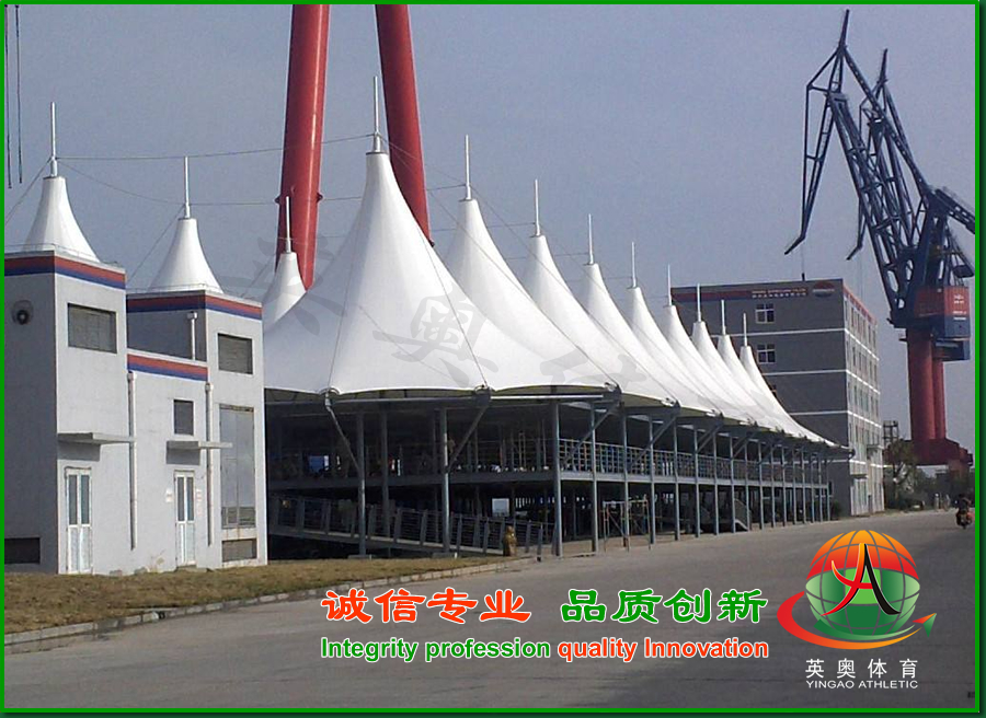 户外停车场张拉膜结构
